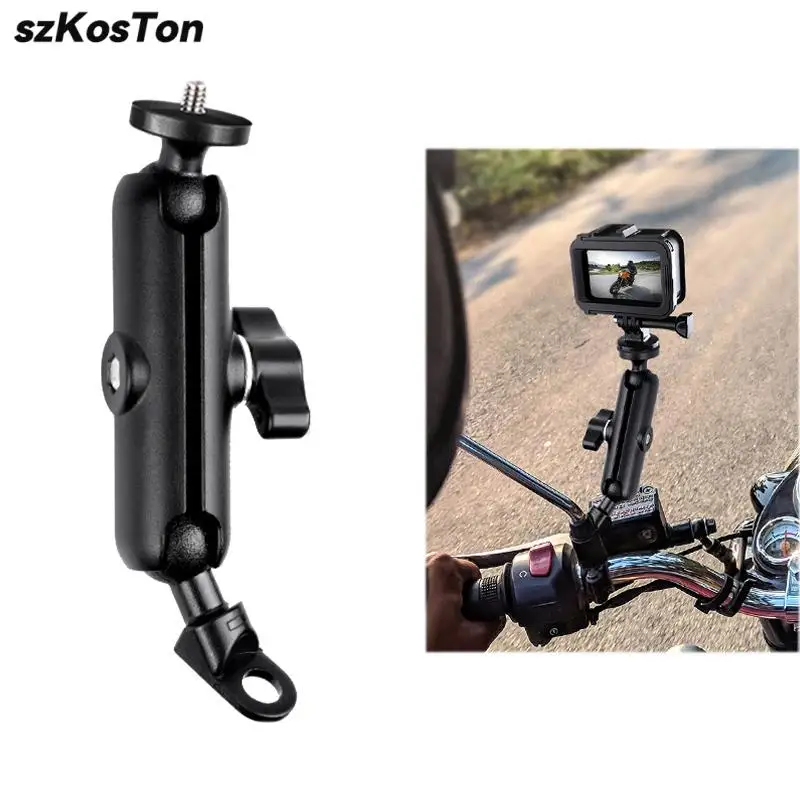 

Motorcycle Mount Accessories Kit for GoPro 12 11 10 9 Insta360 X3 X2 Including Helmet Extension Arm Mount Handlebar Mount Clamp