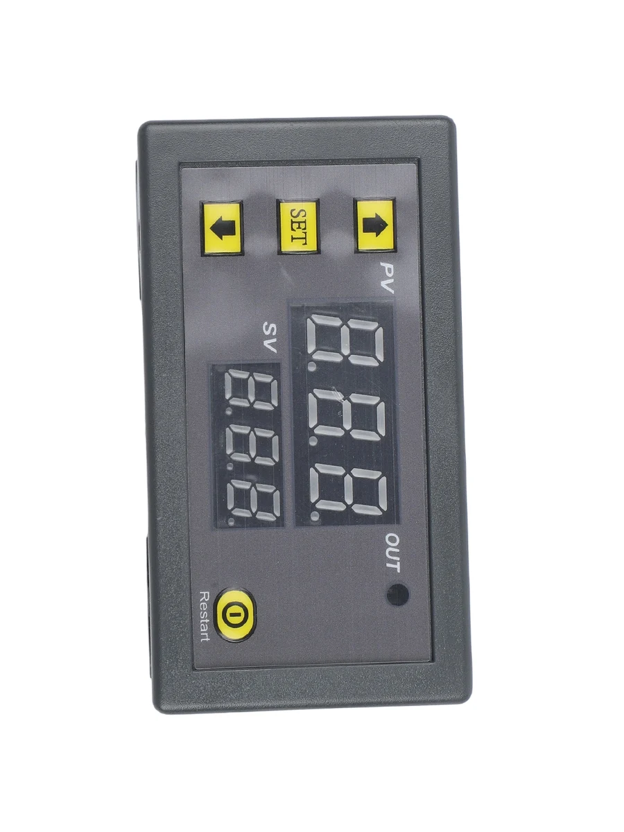 Digital Delay Relay 220V Dual LED Display Cycle Timer Control Switch For Home Automation And Electrical Panel Installation