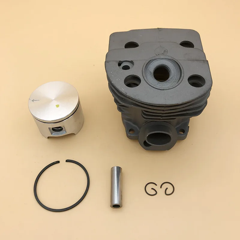 46MM Cylinder Piston Kit For Husqvarna 55 Gas Chainsaw Replacement Engine Cylinder Spare Parts
