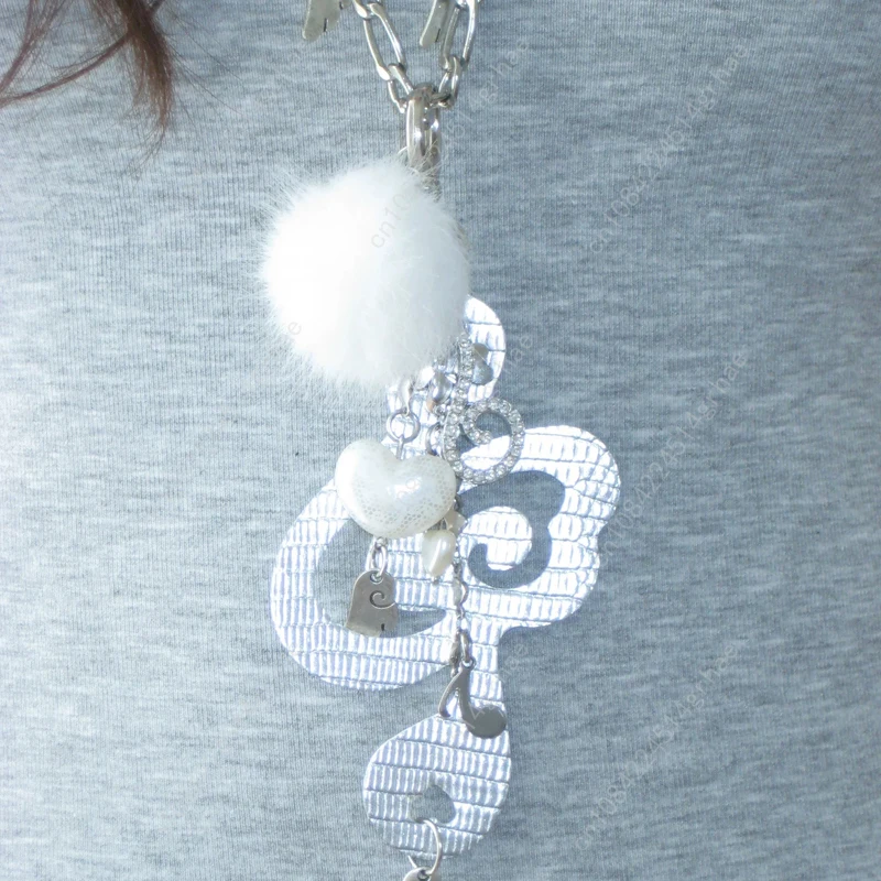 Y2K مجوهرات النوتات الموسيقية أجنحة القلب قلادة قلادة للنساء Harajuku Kawaii اكسسوارات الكورية موضة سلسلة قلادة الشرير