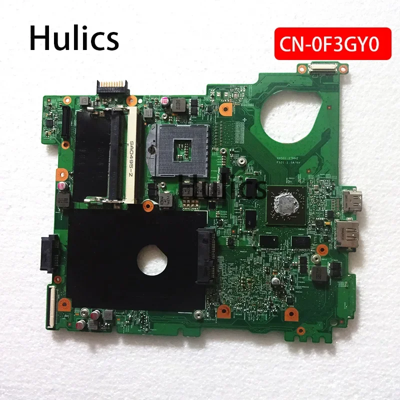 

Hulics Used For Dell Vostro 3550 V3550 Laptop MotherBoard W/ HM67 DDR3 S988B F3GY0 0F3GY0 CN-0F3GY0 Mainboard Main Board