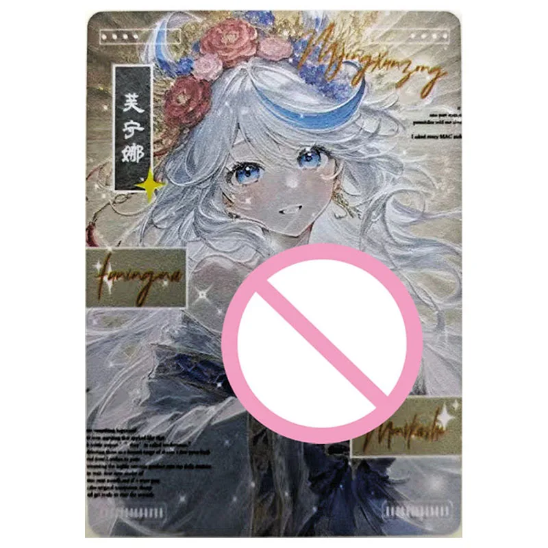 Anime Goddess Story Seltene Geprägte Sammelkarten Sunaookami Shiroko Elysia Jean Bart Furina Fern Spielzeug für Jungen Geburtstagsgeschenk