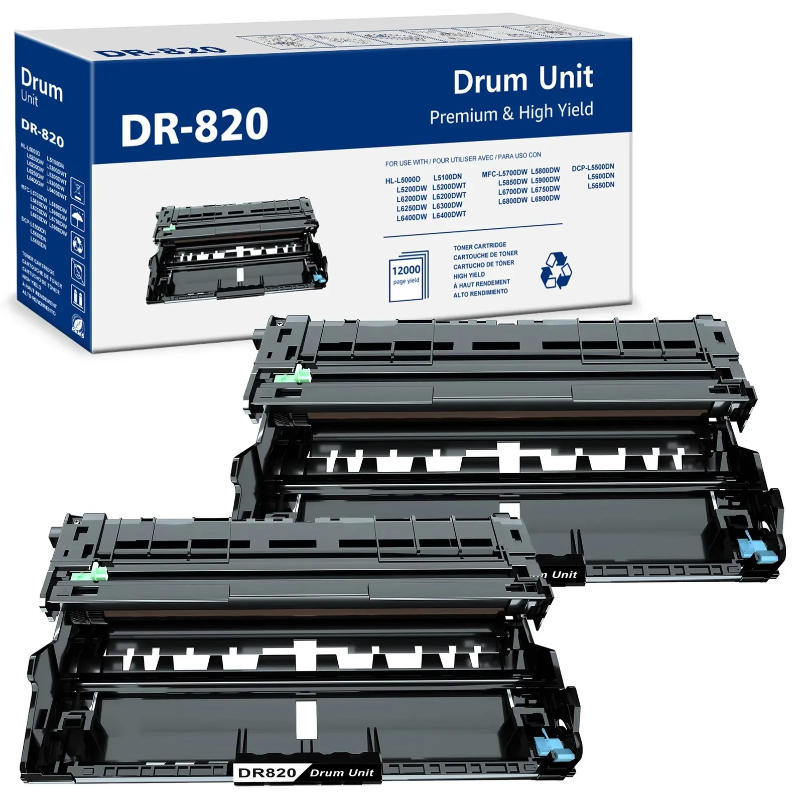 

2PK DR820 Drum Unit For Brother Mfc-L6700dw MFC-L6900DW Hl-L6200dw MFC-L5700DW