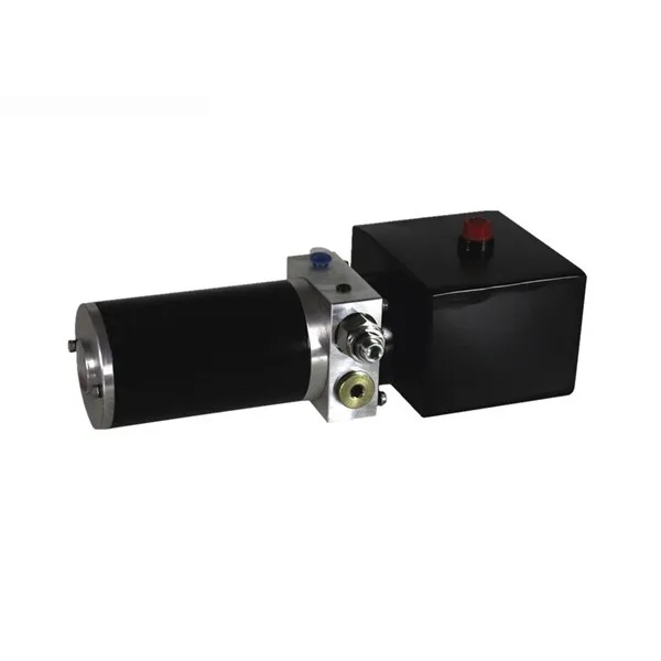 Dc ac double acting power unit for Tailboard garbage truck