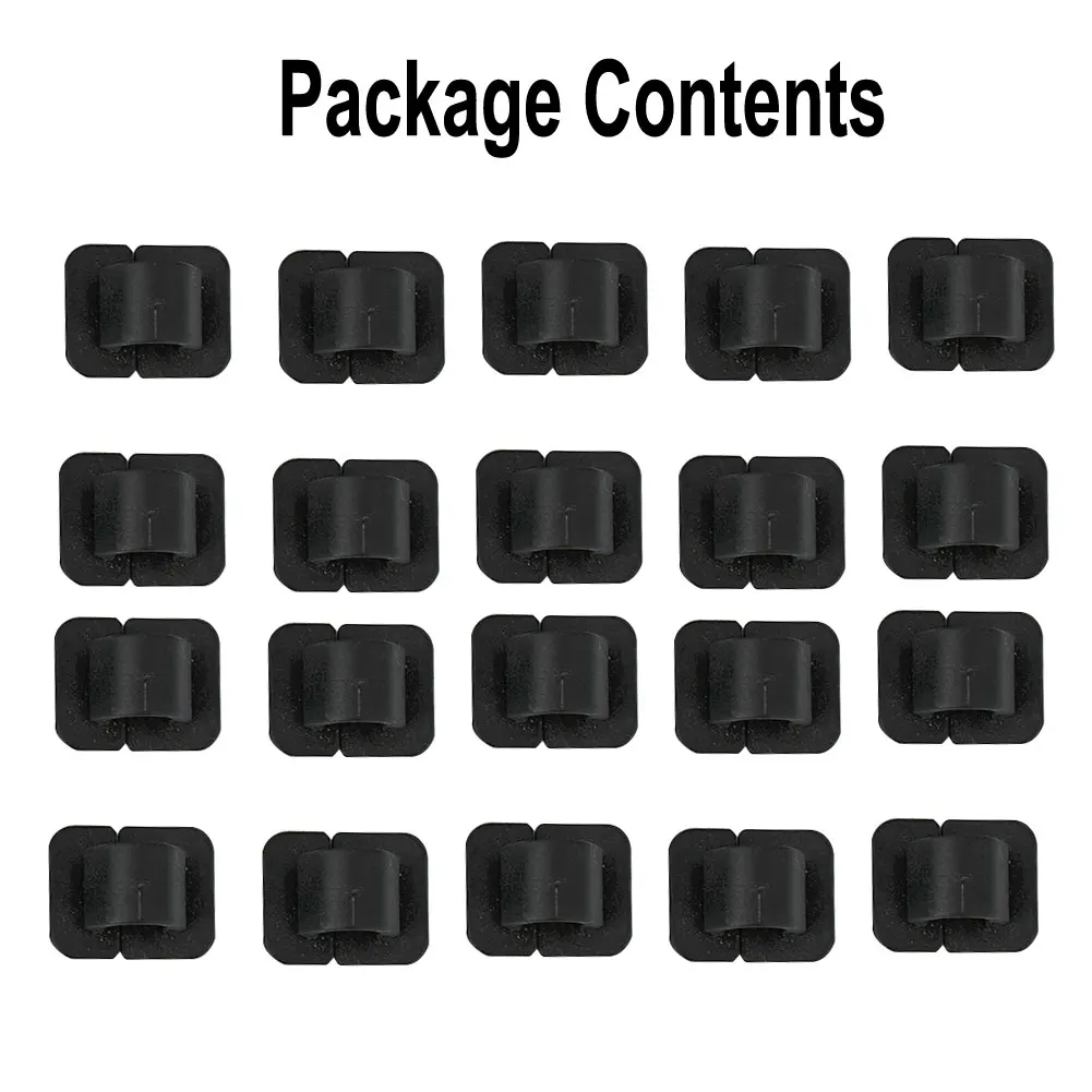 20pcs For Volvo 9182822 Engine Hood Insulation Pad Clips Nylon Lining Fixer Retainer Mountings Automobile Accessories