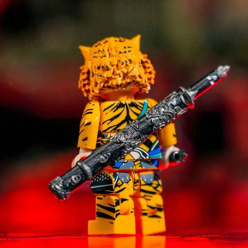 New Black Myth WuKong Huangfengling Tiger Pioneer Block Man Children\'s DIY Educational Toys Models Gifts for Kids