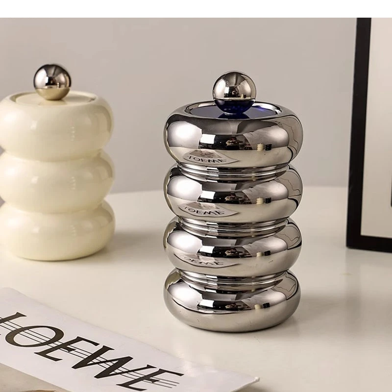 

Little Bear Decorative Ceramic Toothpick Box Desktop Cotton Swab Living Room Household High Beauty Storage