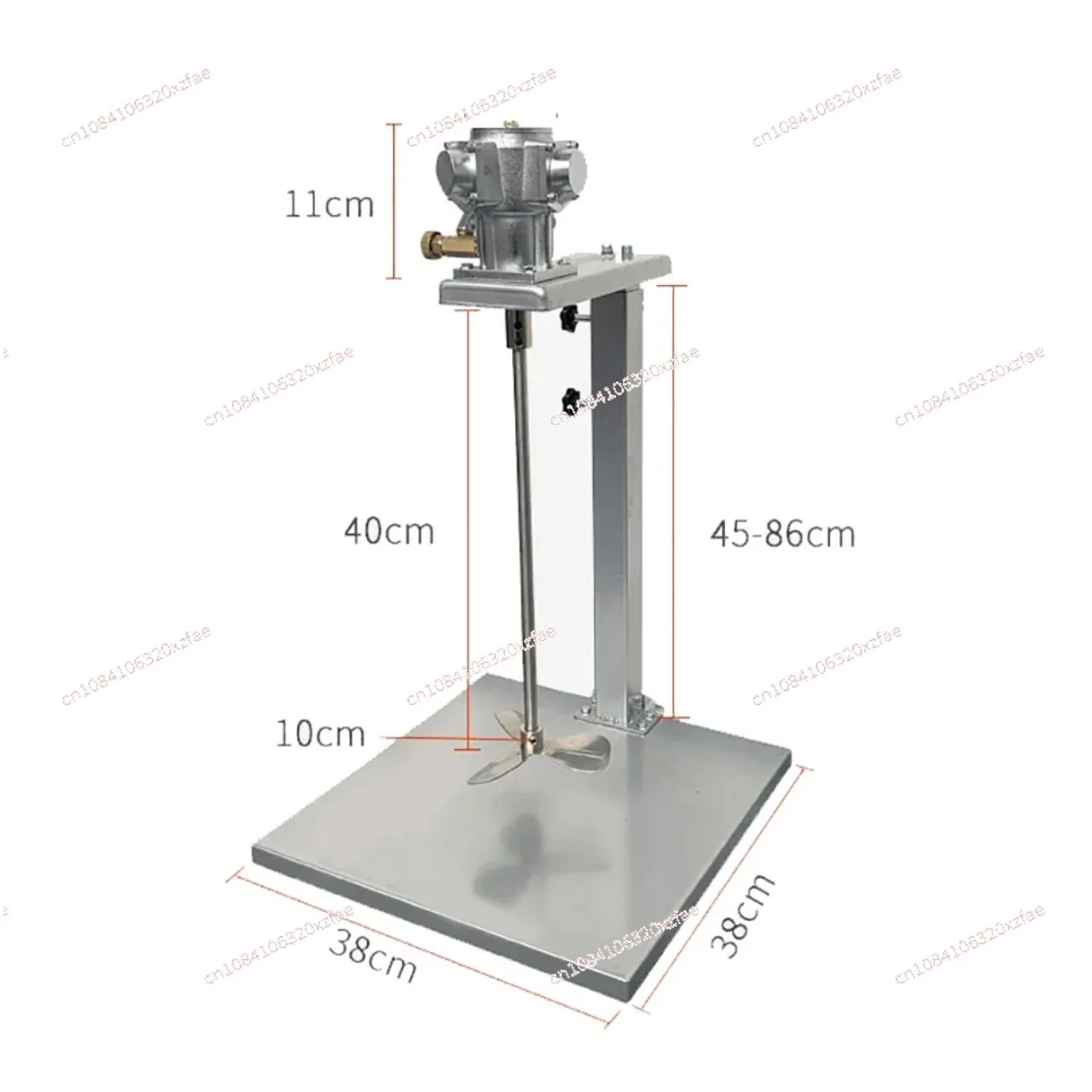 

Ink Agitator Stirrer 5 Gallon 60L Tank Liquid Dispersing Tool Industrial Pneumatic Mixer Glue Liftable Air Mixing Machine Paint