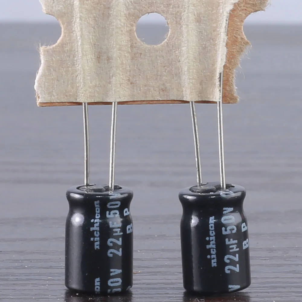 12pcs Nichicon EP 22mfd 50V 22UF electrolytic capacitor N.P  8X12mm 85℃