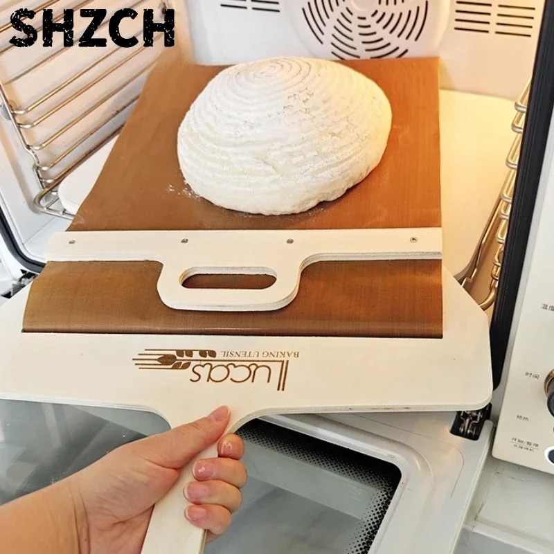 Bread Loading Peel, Sliding Pizza Spatula for Oven, Effortless Cake Transfer Tool, Non-Stick Baking Slide for Home Bakery Use