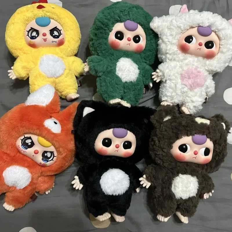 Baby Three 400% Large Body Tide Play Surprise Lucky Blind Box Cute Dolls Hand Puppet Big Baby Christmas Holiday Gift for Girls