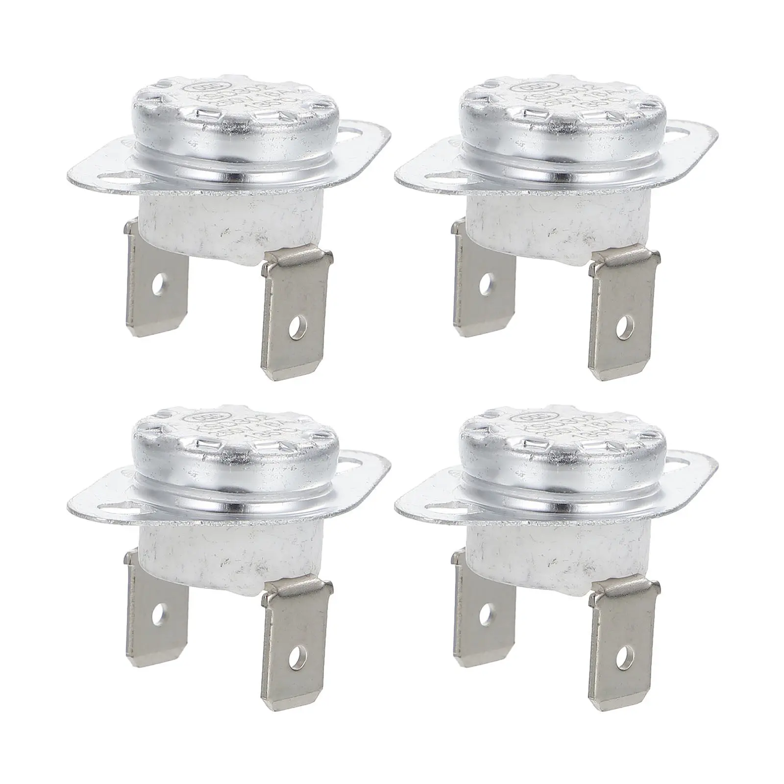4Pcs Thermal Control Temperature Switches Ksd302 Normally Closed Snap Disc for Microwaves Ovens Electric Appliances High
