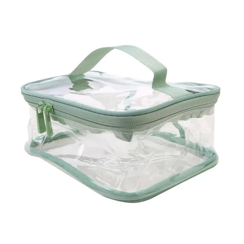 Makeup Bag Transparent Handheld Travel Pvc Toiletries Bag Waterproof Storage Bag Toiletries Storage Bag  And Travel Supplies