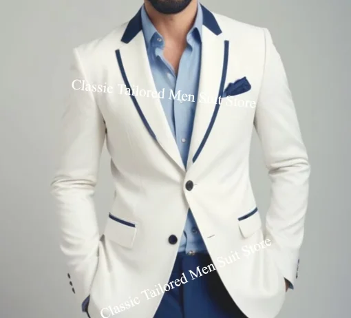 High Quality Pink Men Suits Elegant Wedding Groomsmen 2 Piece Jacket Pants Outfits Customized Male Clothing Costume Homme Terno