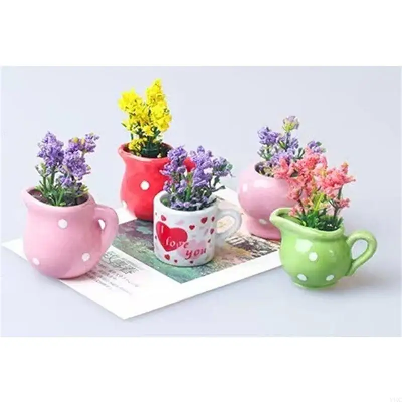 Tủ lạnh bình gốm từ trang trí nhà mịn dễ thương y4qc