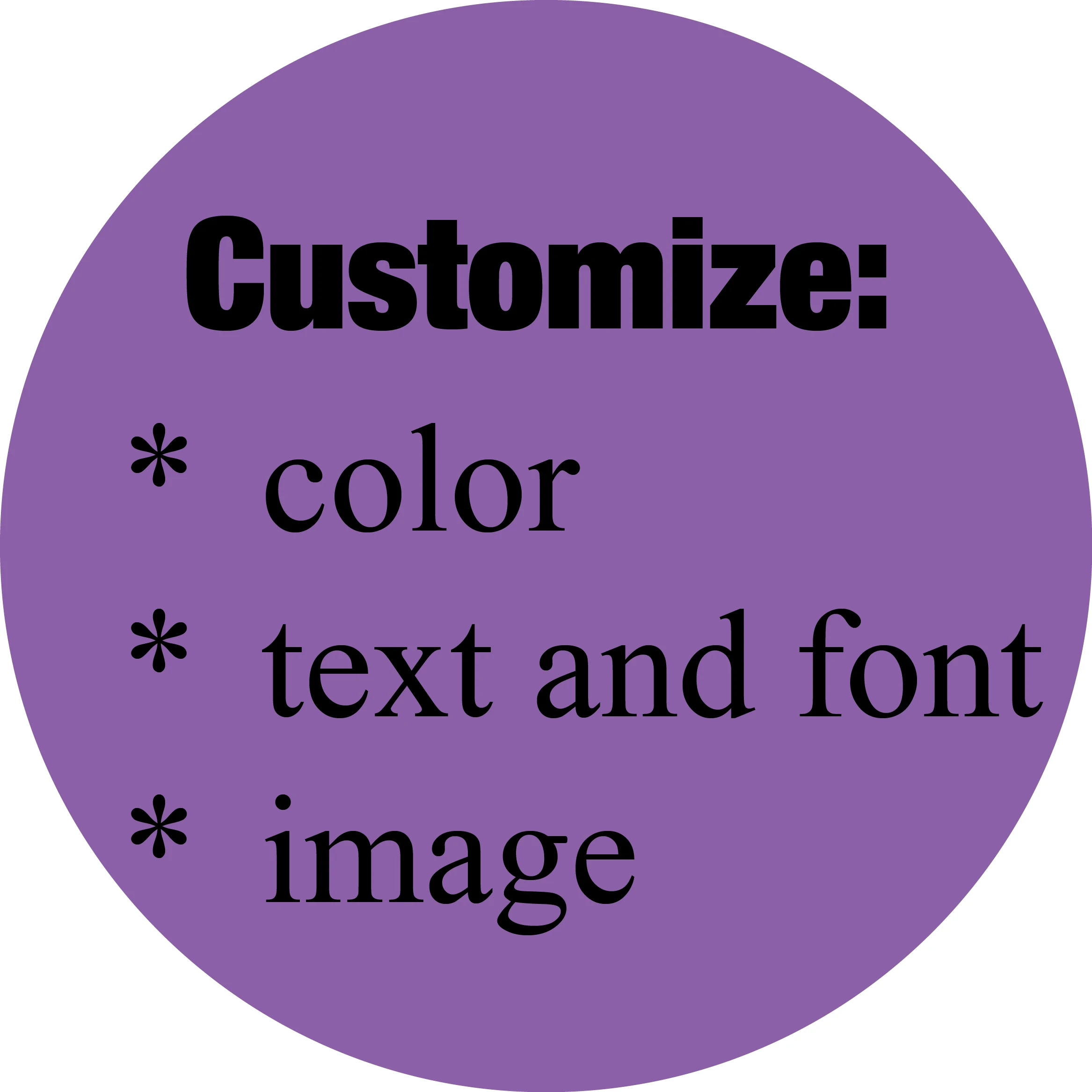 Custom Printed Round Labels Seal Stickers Circle Handmade Self-Adhesive Sticker