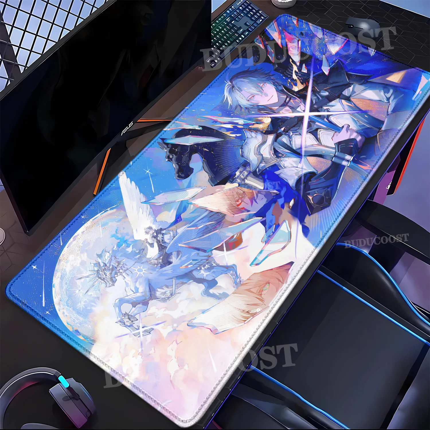 Juego Honkai Star Rail Phainon alfombrilla de ratón alfombra de Pc impresión HD alfombrilla de ratón para ordenador portátil teclado accesorios de oficina alfombrilla de escritorio teclado