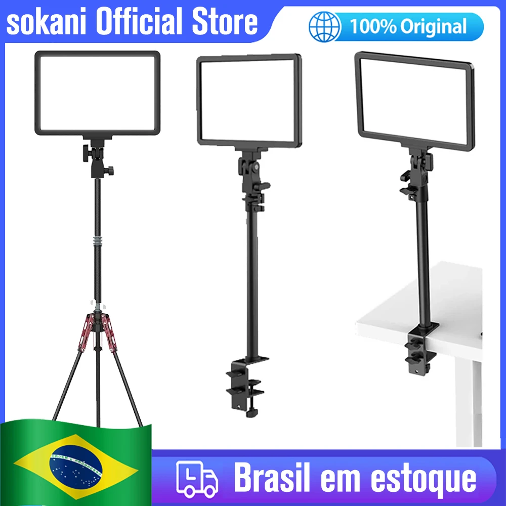 Brazil Stock) Sokani P25 LED Video Panel Light Fill Lamp Photography Lighting For Live Stream Photos Studio Video Filmmakers