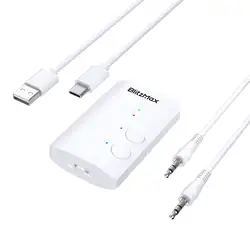 Blitzwolf BlitzMax BM-LE505 Transmitter Receiver bluetooth V5.2 Adaptive HiFi Sound Wireless Adapter for PC TV Wired Speaker