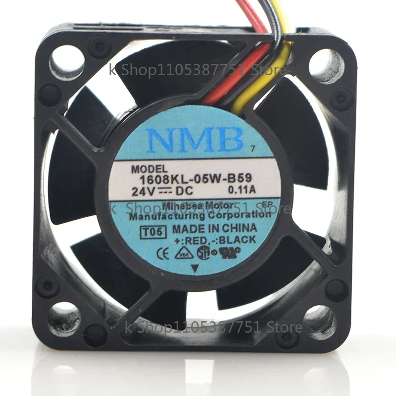 New CPU Cooling Fan For NMB 1608KL-05W-B59 24V 0.11A 4CM 4020 Fanuc CNC Machine Tool Fan