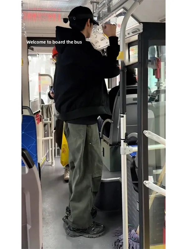 

Мужские брюки в стиле милитари, американские ретро-брюки, свободный крой, большие размеры, для активного отдыха, повседневные широкие брюки, весенняя мода