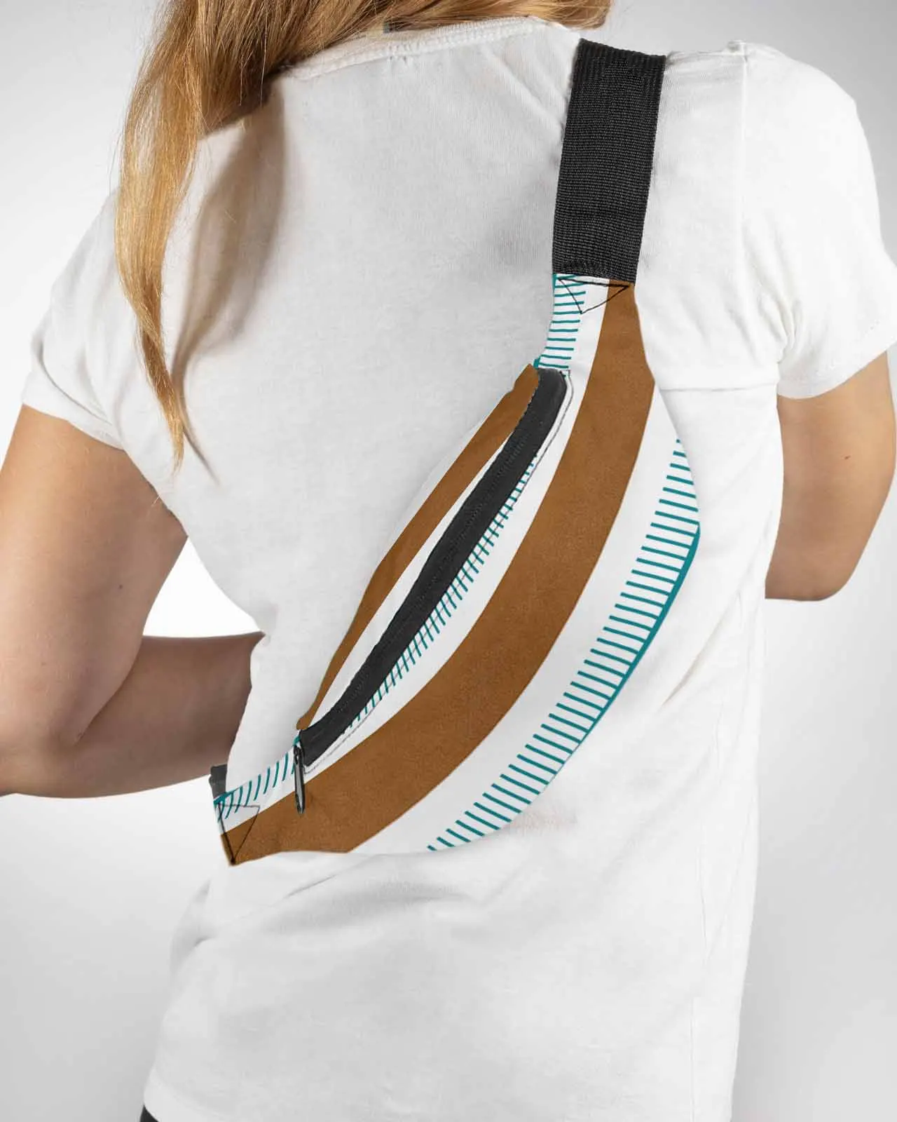 

Vintage Farmhouse Tribal Stripes Bohemian Modern Phone Belt Bag Wallet Pouch Waterproof Waist Bag Fanny Pack for Women Men