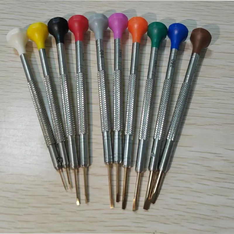 KWONG YUEN  Watch Repair Tool Brass Alloy Straight Bergeon Universal Screwdriver Blades