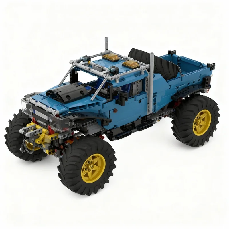 1775 Piezas MOC BIGFOOT Camioneta, Bloques de Construcción de Modelo Técnico, Juguetes de Construcción, Idea Educativa, Regalos de Navidad, Ladrillos para Niños