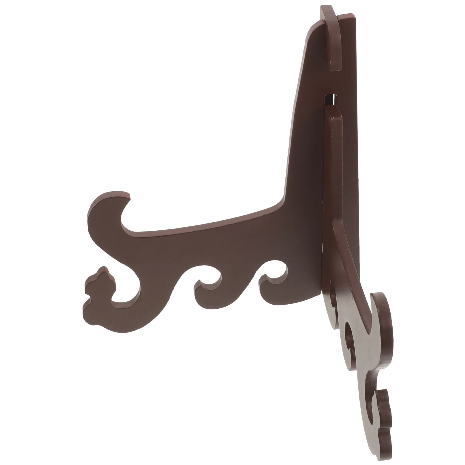 

7 Inch Rustic Display Wood Display Stand for Home Picture Frame Stand Decor Trophy Frame Easel Support