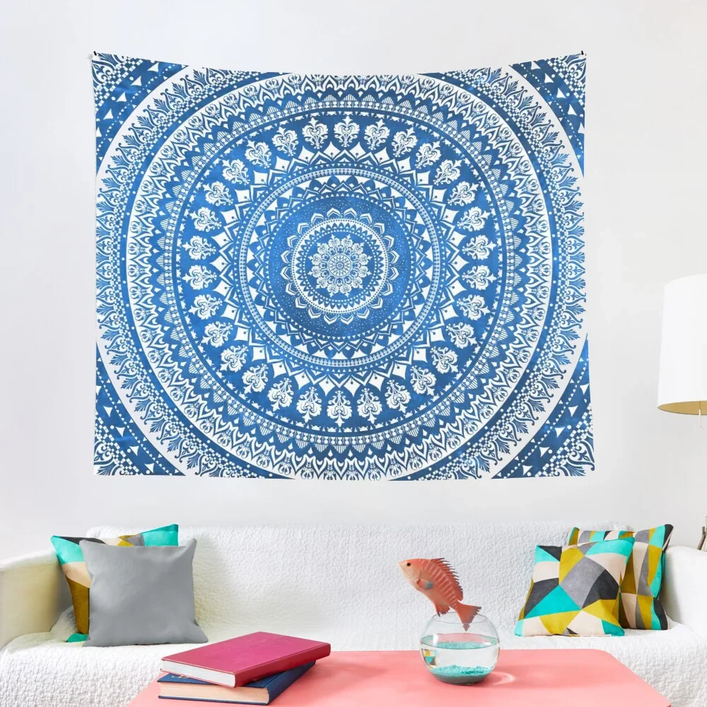 Indian Mandala Tapestry Bohemian Wall Hanging Sandy Beach Throw Rug Blanket Camping Tent Travel Mattress Bohemian Pad Tapestries