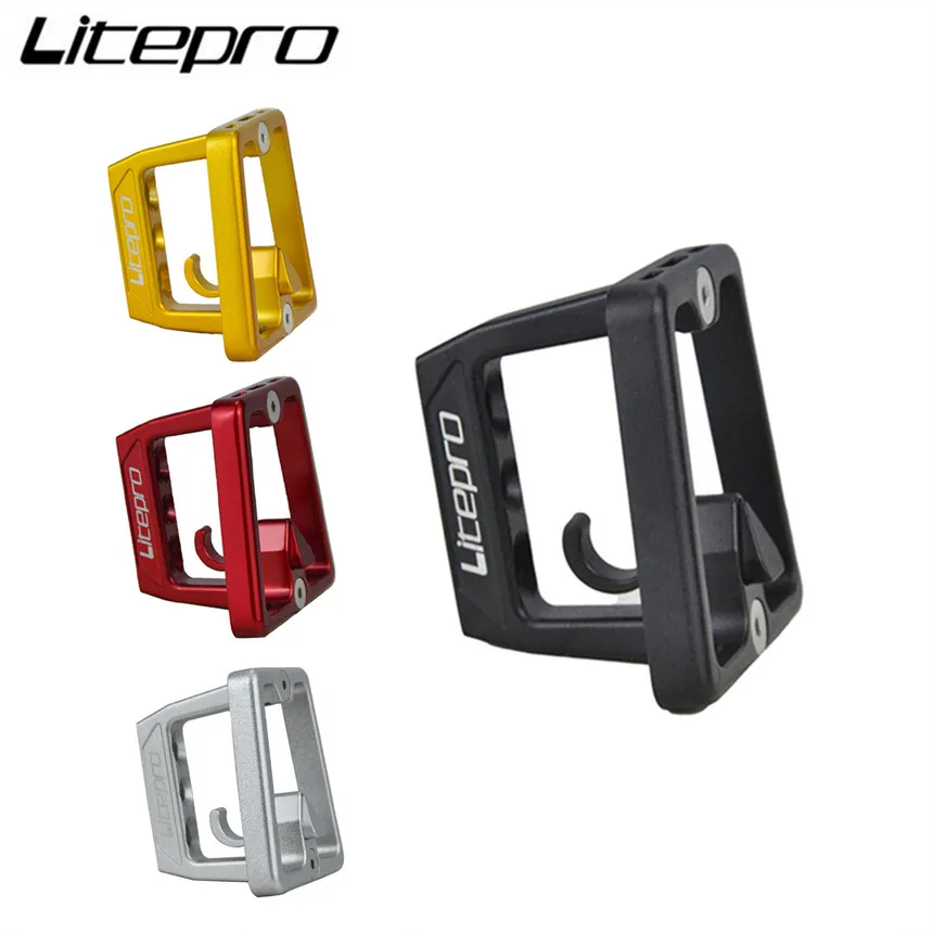 AliExpress For Brompton Bike Split Pig Nose 3 Hole Front Shelf For Birdy Bicycle Mount Front Carrier