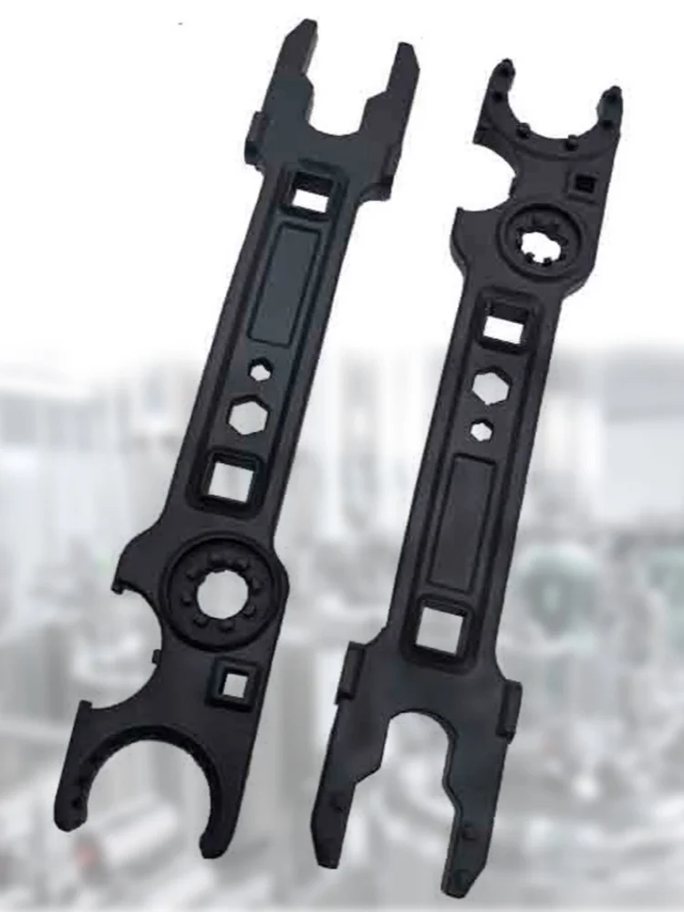AliExpress JUSTINLAU Multi-Function Lock Spanner Wrench Heavy-Duty Carbon Steel Tool for Nut Removal Bicycle Repair Automotive Home Maintenance
