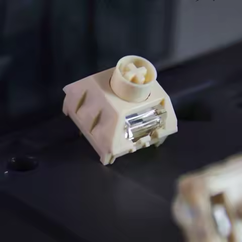 Kailh Box Coconut Latte Cream Silent Switch 3pin Linear Mechanical Keyboard RGB Mute Switch Custom Game Office Kit Super Smooth