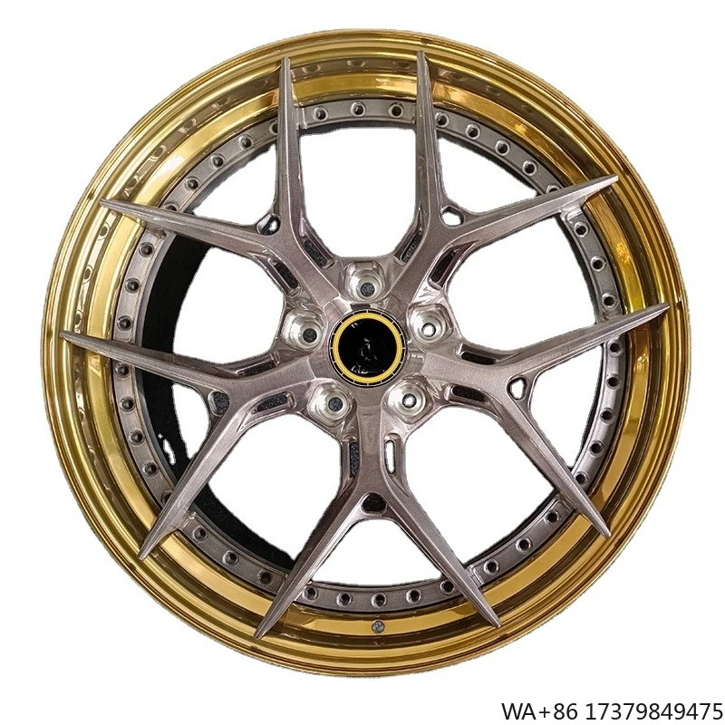 

Custom 2-Piece Forged Wheels 5x120 5x114.3 5x112 Alloy 17-26 Inch Style Aluminum Alloy Forged Japan Racing Wheels Rims