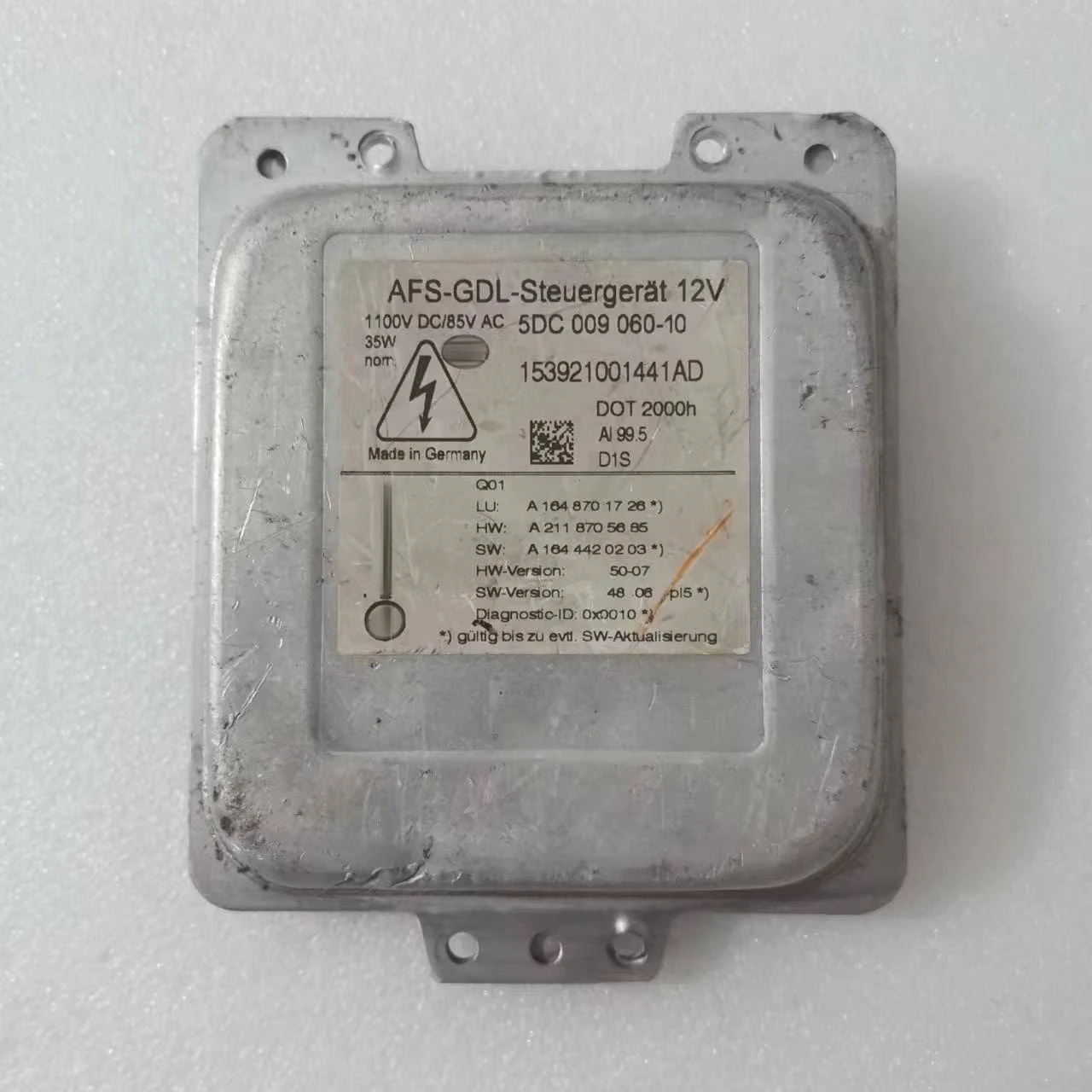 Original D1S AFS module 5DC 009 060-50 AD 5DC 009 060-20 AN 5DC 009 060-10 for Mercedes-Benz A1648704126 A1648701726 A2129007804