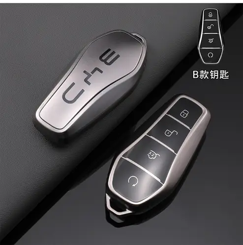 Silver TPU Car Flip Remote Key Case Cover Holder Shell Fob For BYD Song Plus Atto 3 Han EV Tang DM Qin Seal Dolphin Accessories - Image 6