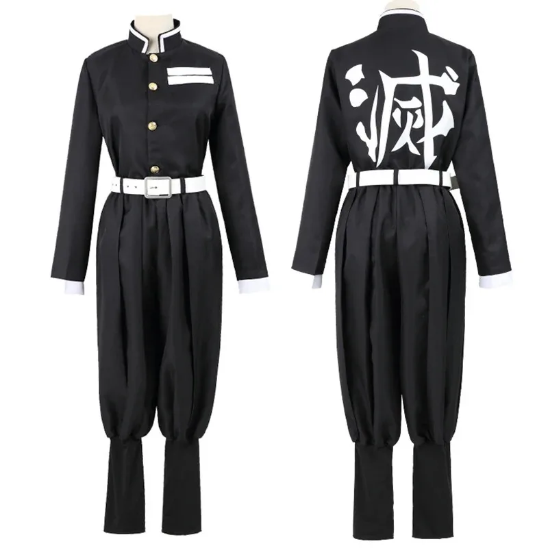 Peluca de Anime Shinobu Haori Kochou Shinobu, disfraz de Cosplay de Demon Slayer, uniforme tipo kimono, abrigo para mujer, disfraz de Halloween