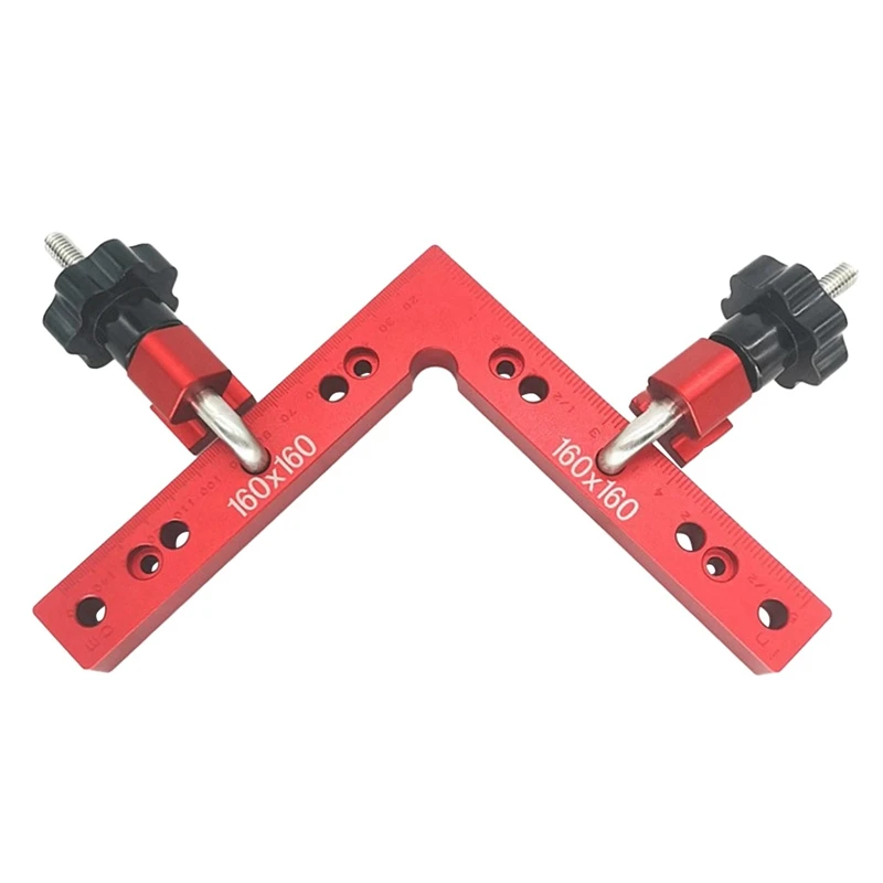 Woodworking Right-Angle Fixing Clip 90-Degree Right-Angle Positioning Ruler L-Shaped Fixture Woodworking Fixture 160Mm