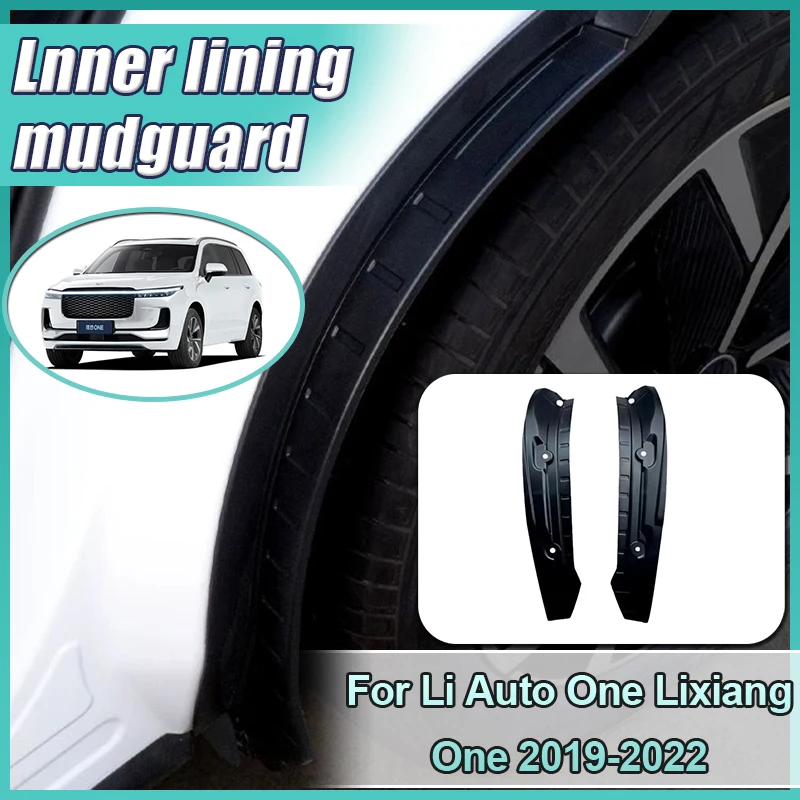 

For Li Auto One Lixiang One 2019-2022 Car Mudguards Anti-splash Mud Guards Rear Wheel Liner Fender Flares Mudflaps Accessories