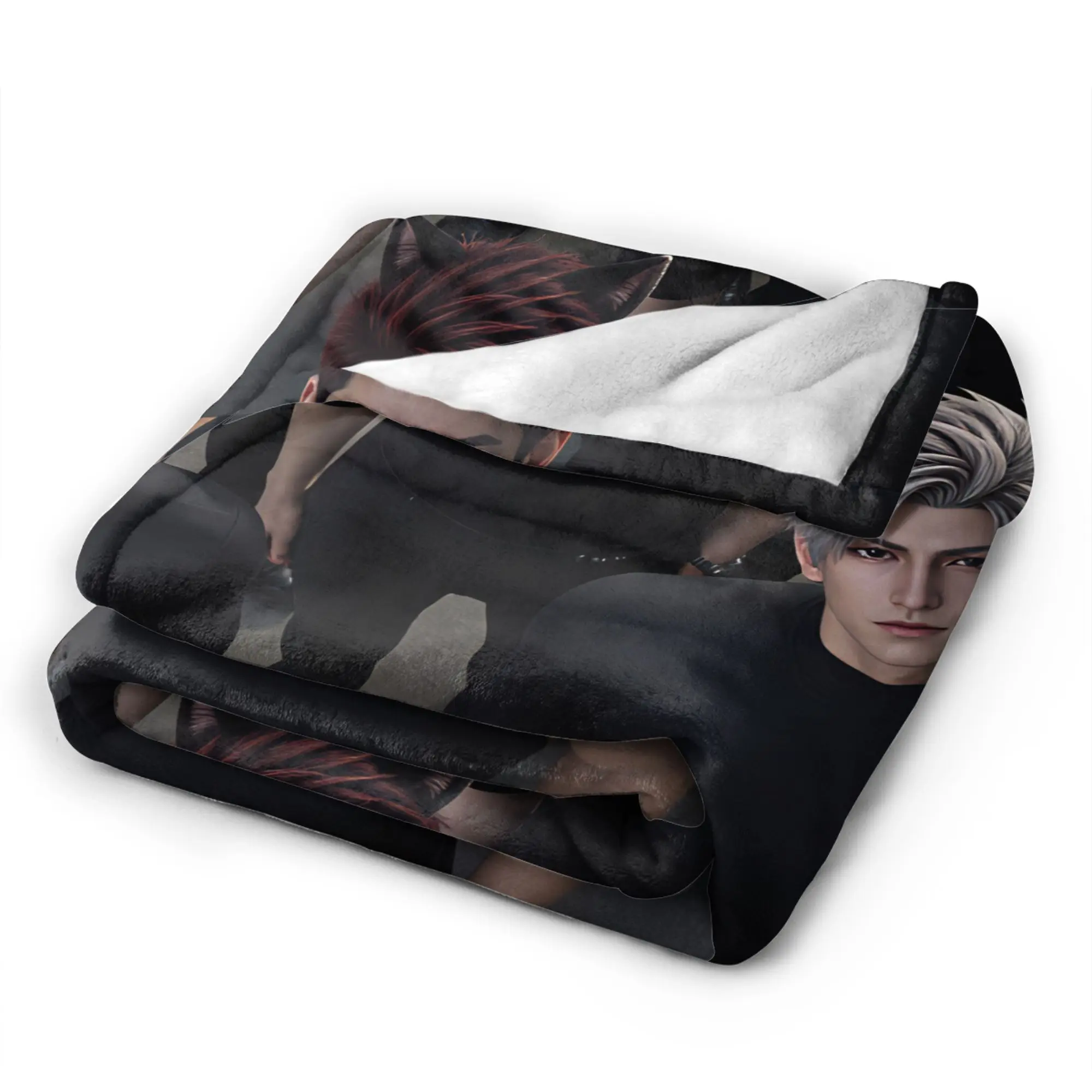 Valko Blanket Warm Comfy Love and Deepspace  Throw Blanket Winter Girls Chair Sofa Bed Travel Bedspread