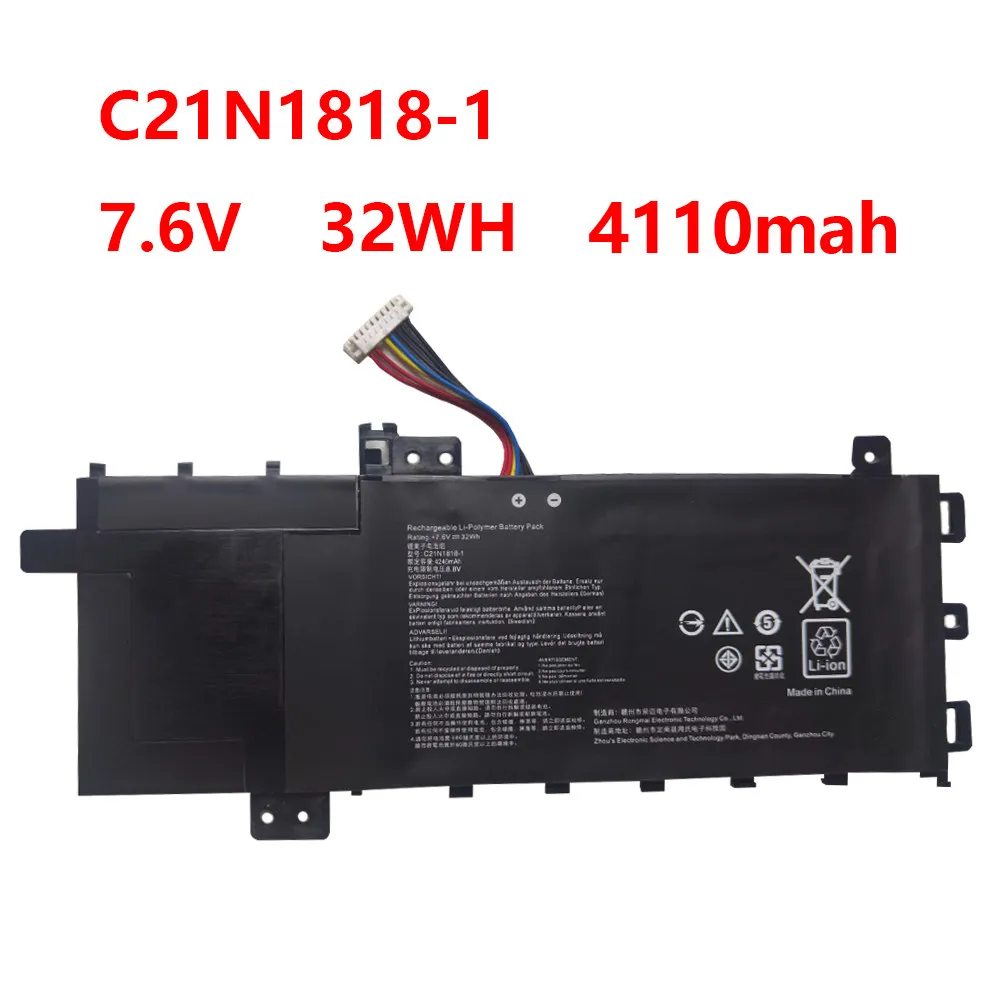 C21N1818 Laptop Battery for ASUS V5000F/D/J Y5100U FL8600F X512F/D FL8700 X412DA M5050D F512FA F512D X512DA X512F F512JA V4000
