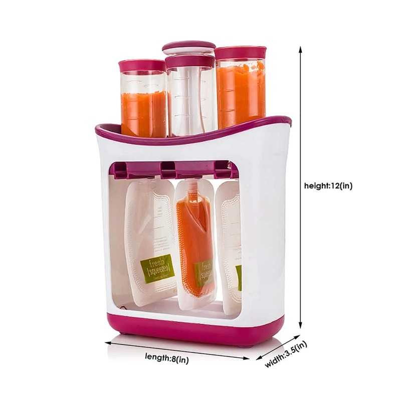 Baby Complementary Food Pouch Filling Machine with Food Storage Bag Baby Food Pouch Filling Machine Squeeze Food Station