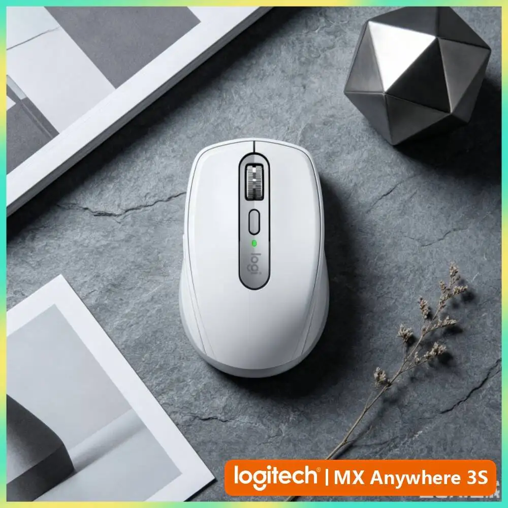 Productivity MX Anywhere 3S - 8000 DPI, MagSpeed Scroll, 3-Device Connect, Perfect for Gym Equipment Presentation & Office