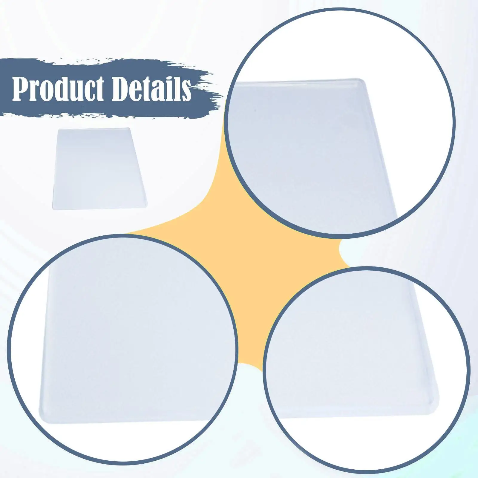 Reusable Gel Printmaking Plate Flexible Monoprinting Tool for Kids Adults Creative Art Projects
