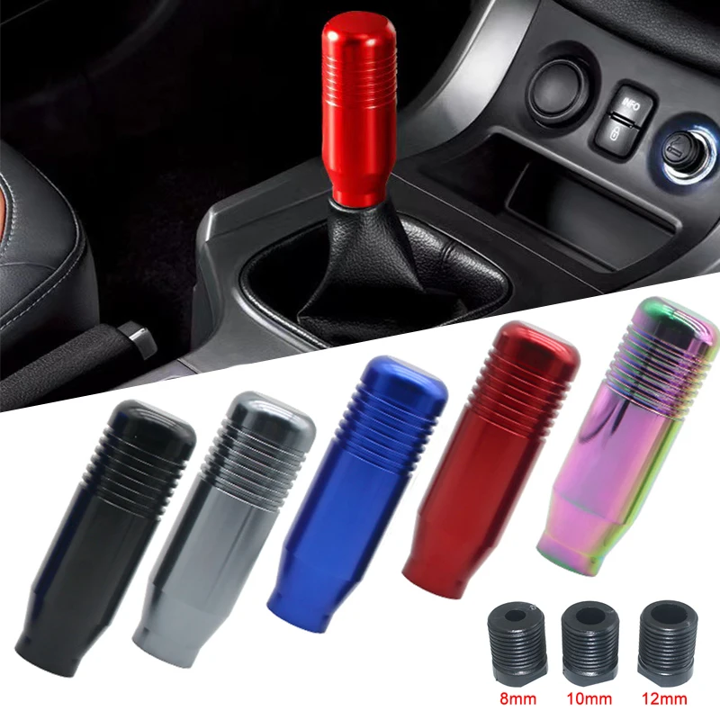 Stylish Universal 8.5cm Gear Shift Knob Stick Manual Transmission Universal Car Aluminum Extended Gear Shifter Gear Head Knob