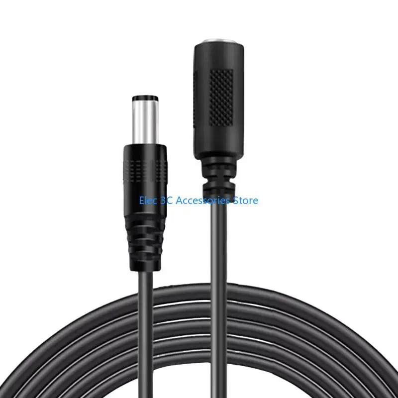 Y51A Robusts DC5.5x2.5mm Power Extension Cord For Surveillances Equipment LED Light 2025 New Dropping