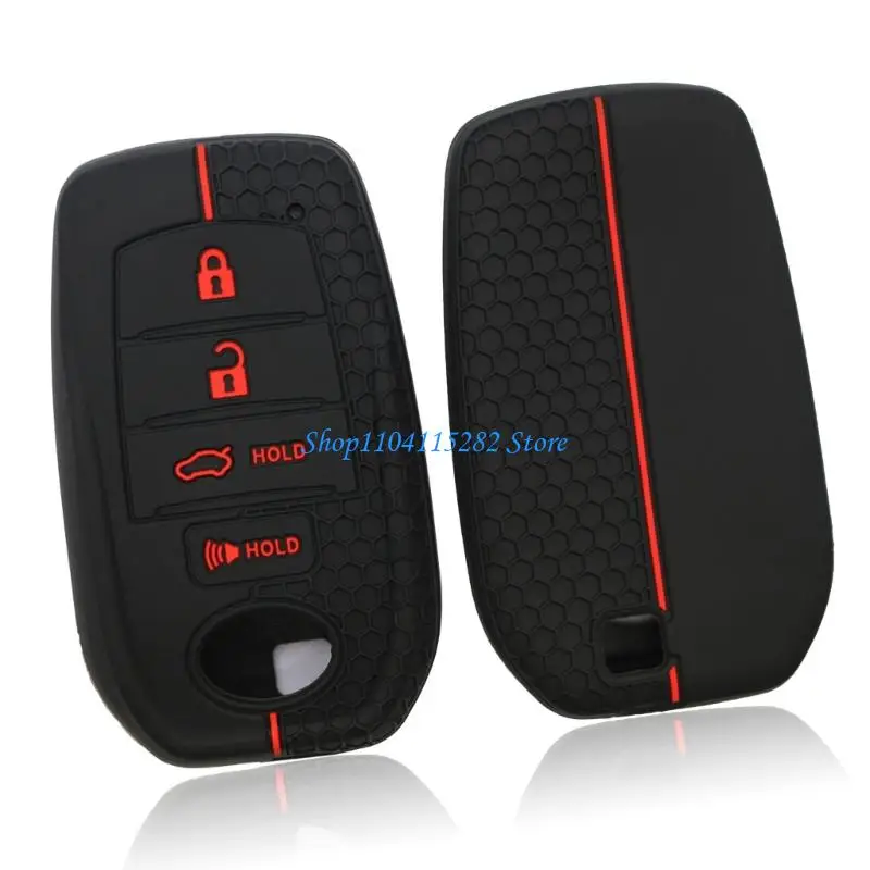 

Shock absorbers Silicone Deceive Case With 4 Button Function For Car Keys