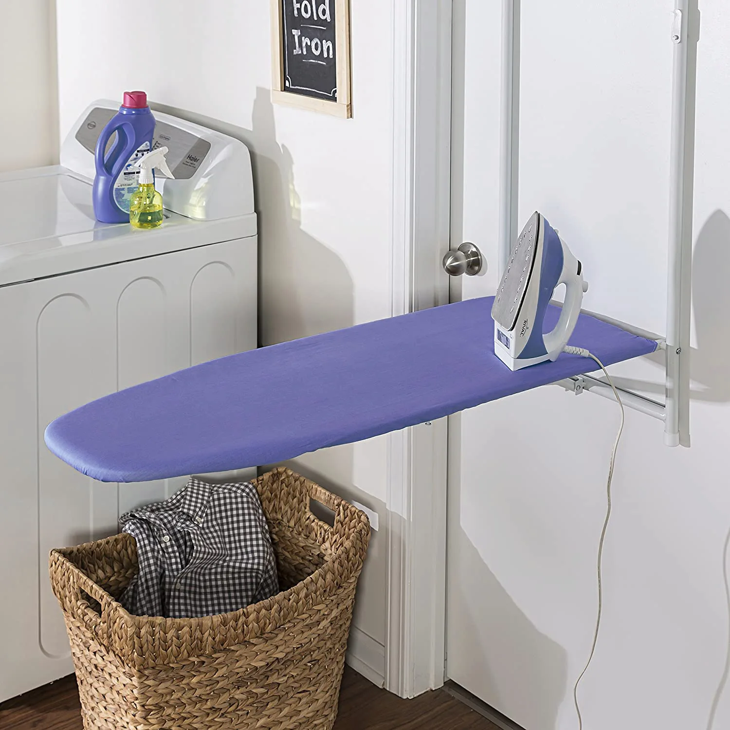 

Гладильная доска Hxl для установки на дверь - для отелей и домашнего использования, удобное хранение.