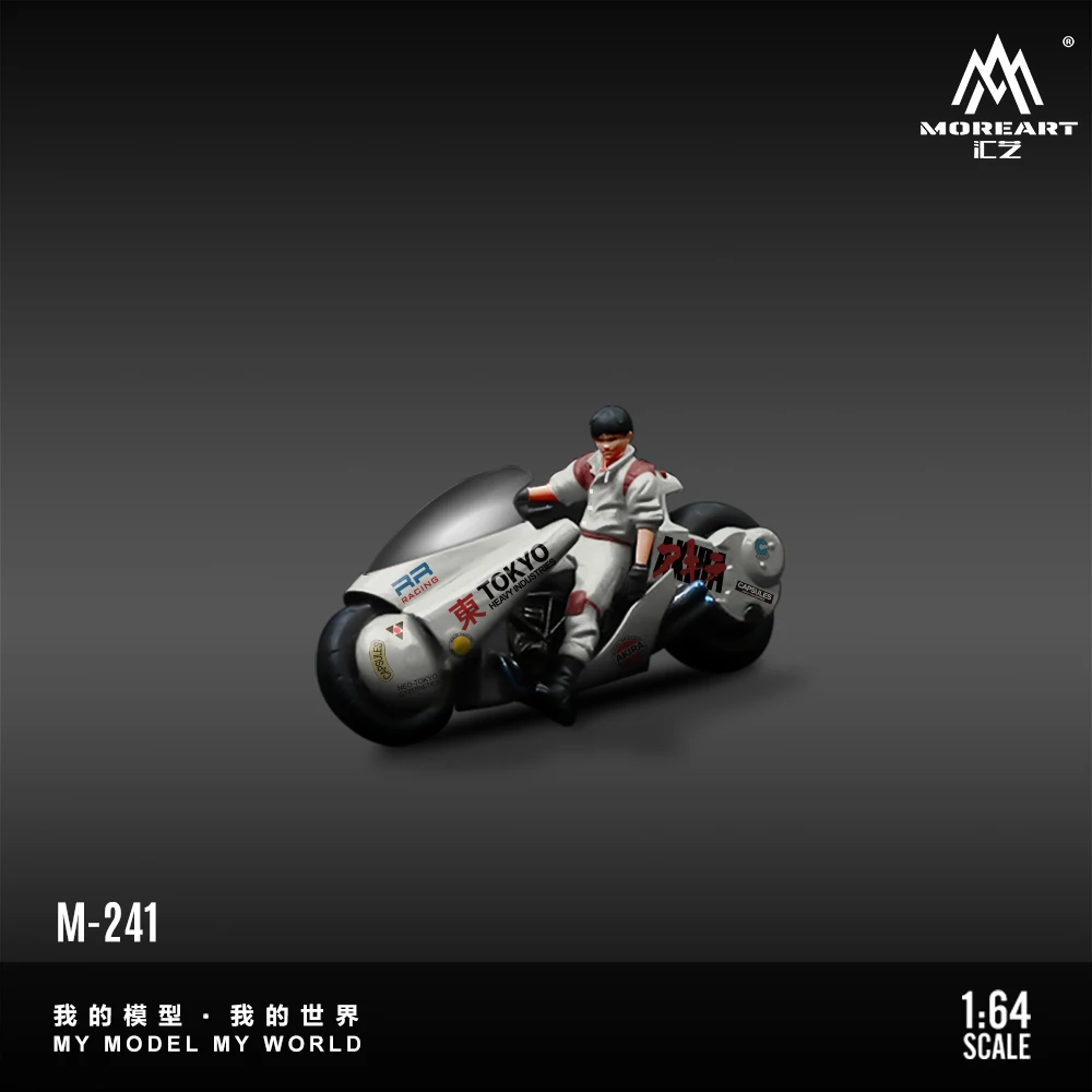 予約注文-moreart-1-64-スケール-モーターサイクル-ライダー-フィギュア-チタン-ホワイト-フェード-バージョン-レジン-モデル-ミニチュア-フィギュア-ディオラマ用