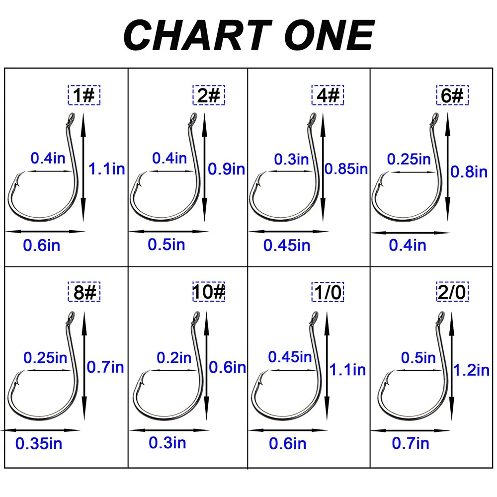 Imagem -02 - Offconjunto Octopus e Catfish Ganchos 7384 Círculo Fising Ganchos Aço Carbono Alto Água Salgada Ganchos de Pesca para Baixo 1000 Pcs